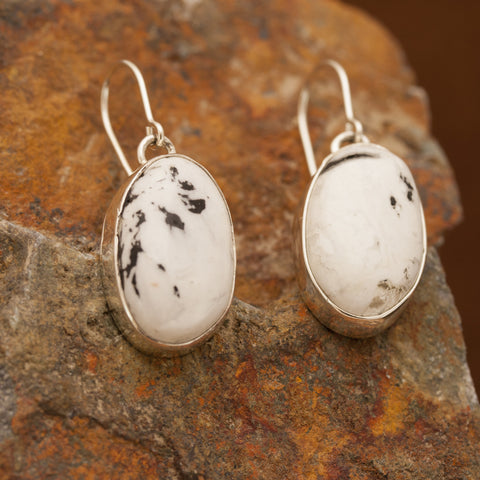 White Buffalo Earrings