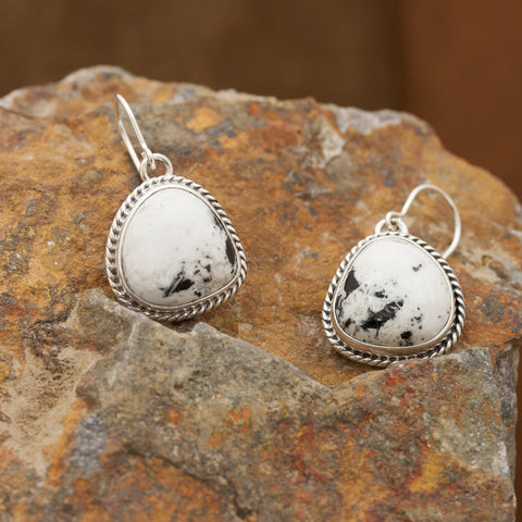 White Buffalo Snowdrift Earrings