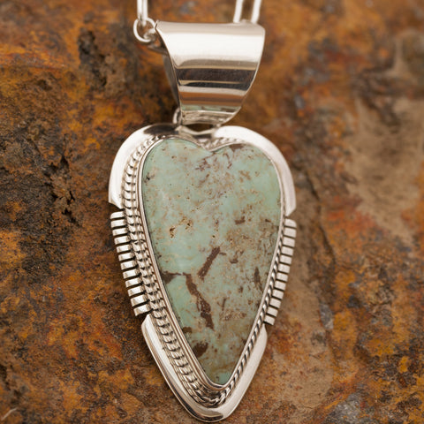 Dry Creek Sacred Buffalo Turquoise Pendant
