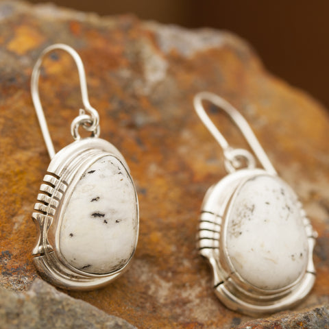 White Buffalo Impact Earrings